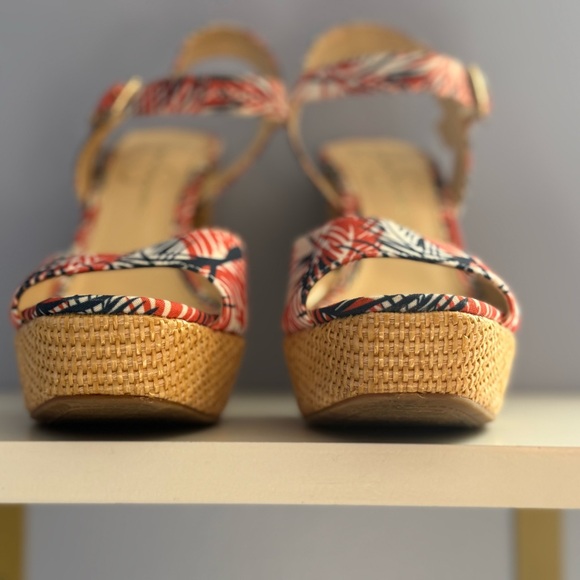 Jessica Simpson Tropical Woven Platform Sandals | Resort Vacation | Size 9 - Picture 7 of 12